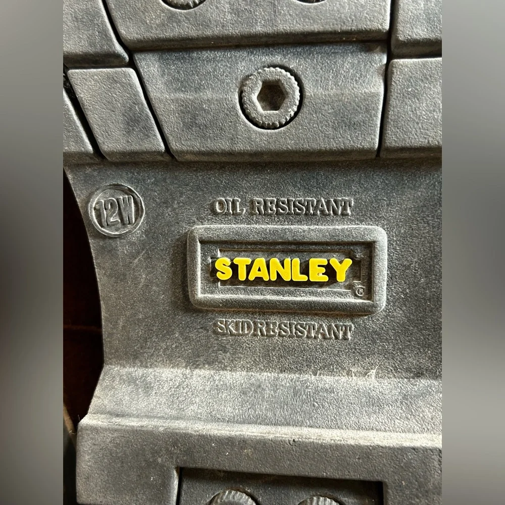 MENS 12W Stanley Brown Suede Oil/Skid Resistant  Work Boots Outdoor Construction
